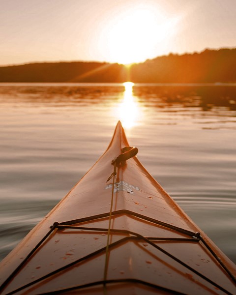 Kayak on the Ausable River