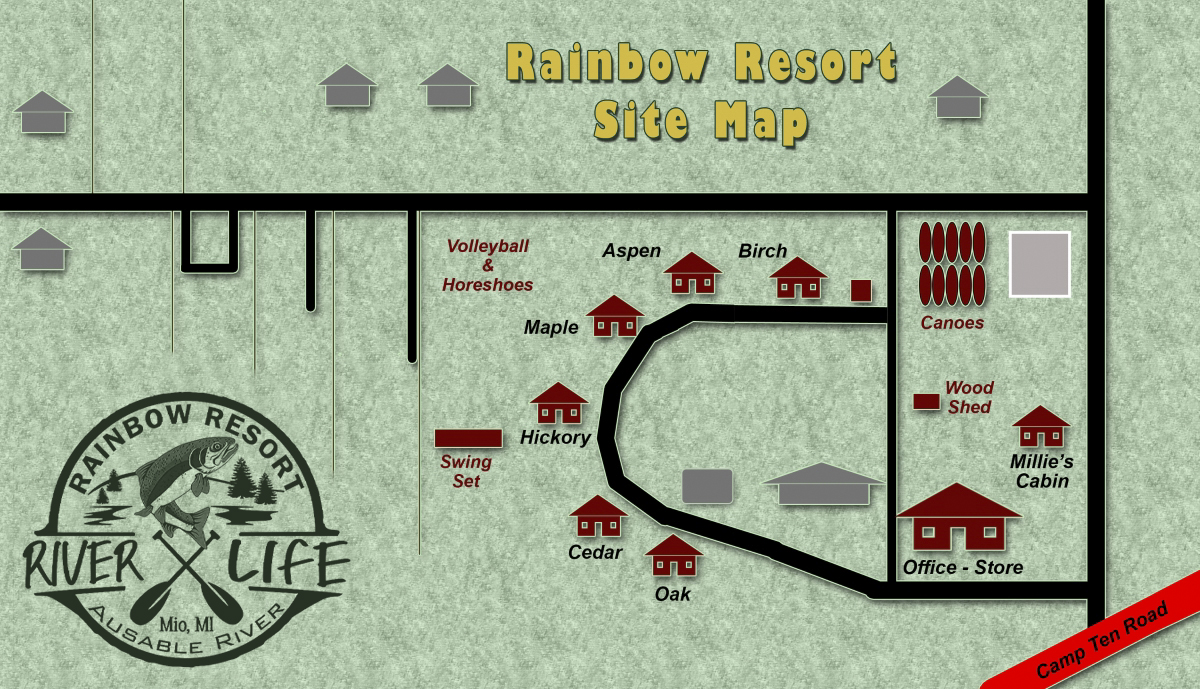 Rainbow Resort Property Site Map
